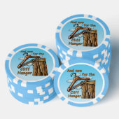 Leuk Afbeelding van Cliff Hanger met Speelse Wordp Poker Chips (Opstapeling)