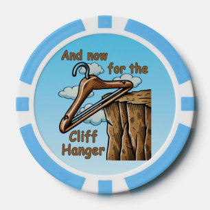 Leuk Afbeelding van Cliff Hanger met Speelse Wordp Poker Chips