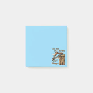 Leuk Afbeelding van Cliff Hanger met Speelse Wordp Post-it® Notes