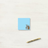 Leuk Afbeelding van Cliff Hanger met Speelse Wordp Post-it® Notes (Op bureau)