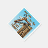 Leuk Afbeelding van Cliff Hanger met Speelse Wordp Servet (Hoek)