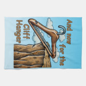 Leuk Afbeelding van Cliff Hanger met Speelse Wordp Theedoek (Horizontaal)