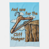 Leuk Afbeelding van Cliff Hanger met Speelse Wordp Theedoek (Verticaal)