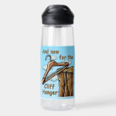Leuk Afbeelding van Cliff Hanger met Speelse Wordp Waterfles (Achterkant)