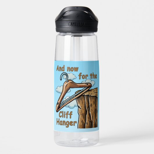 Leuk Afbeelding van Cliff Hanger met Speelse Wordp Waterfles (Achterkant)