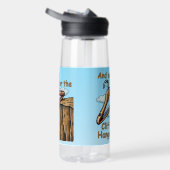 Leuk Afbeelding van Cliff Hanger met Speelse Wordp Waterfles (Rechts)