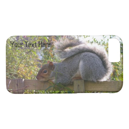 Leuk afbeelding van Grey Squirrel Sleeping Wildlif Case-Mate iPhone Case (Achterkant (Horizontaal))