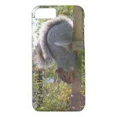 Leuk afbeelding van Grey Squirrel Sleeping Wildlif Case-Mate iPhone Case (Achterkant)