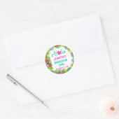 Leuk Afstuderen Aloha Tropical Ronde Sticker (Envelop)