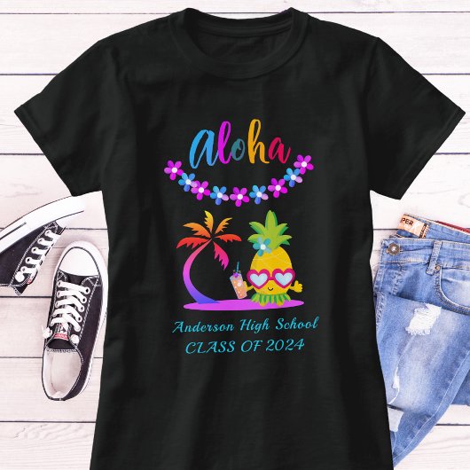 Leuk Aloha Tropical Luau Party Afstuderen T-shirt