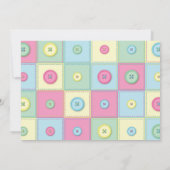 Leuk als een Button Baby shower Kaart (Achterkant)