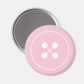 Leuk als een Button Baby shower Magnet Favor (Voorkant / Achterkant)