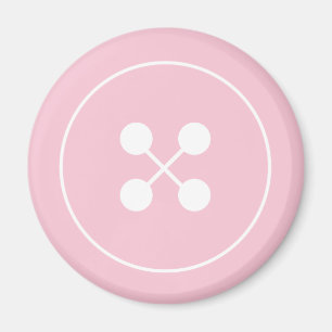 Leuk als een Button Baby shower Magnet Favor