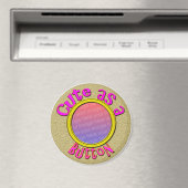 Leuk als een Button fotomagneet Magneet (Insitu (Vaatwasser))
