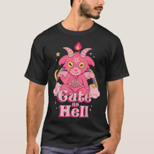Leuk als Hell Kawaii Baphomet Satan Gothic Lucifer T-shirt