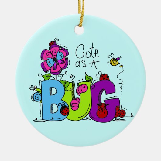 Leuk als Insect Keramisch Ornament (Voorkant)