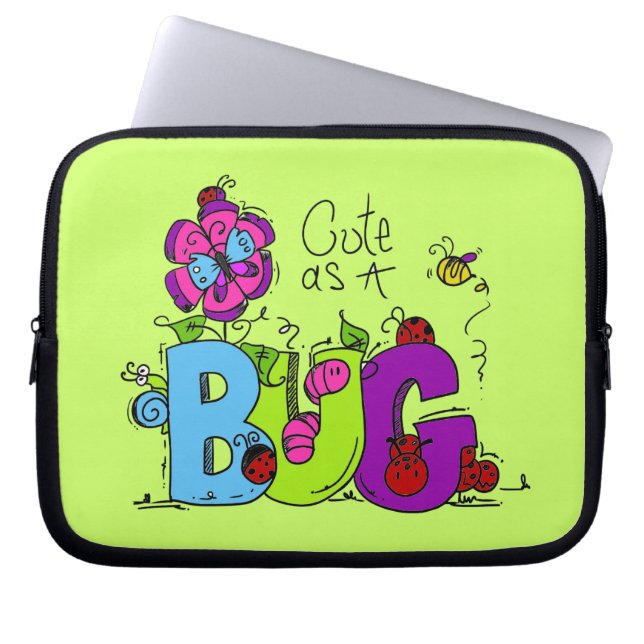 Leuk als Insect Laptop Sleeve (Voorkant)