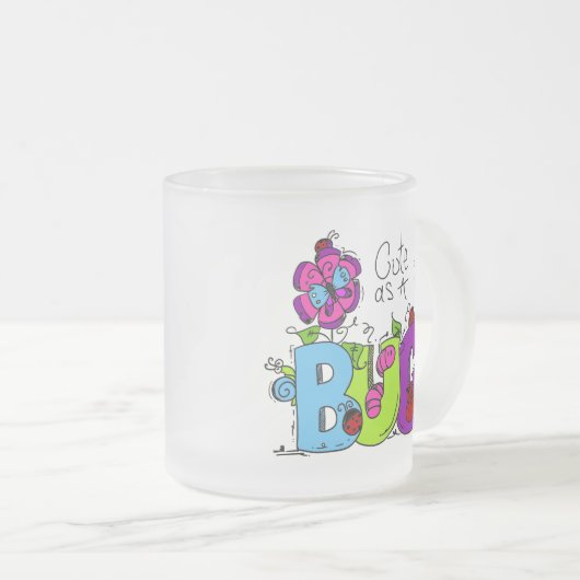 Leuk als Insect Matglas Koffiemok (Voorkant rechts)