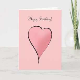 Leuk als Insect · Roze Hart Kaart