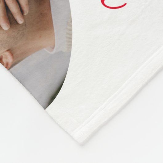 Leuk Als je me mist knuffel deze aangepaste foto t Fleece Deken (Hoek)