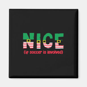 Leuk als voetbal erbij betrokken is Funny Sports K Magneet