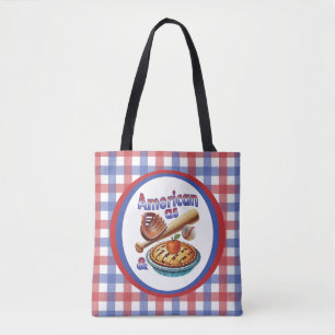 Leuk Amerikaans als honkbal en appeltaart  Tote Bag