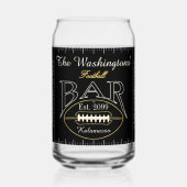 Leuk Amerikaans Football Bar Drinkware Bier Blikvorm Glas (Voorkant)