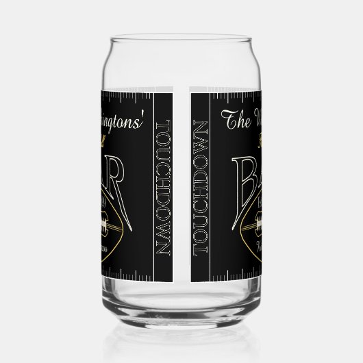 Leuk Amerikaans Football Bar Drinkware Bier Blikvorm Glas (Links)