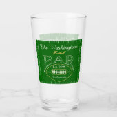 Leuk Amerikaans Football Bar Drinkware Bierpint Be Glas (Achterkant)