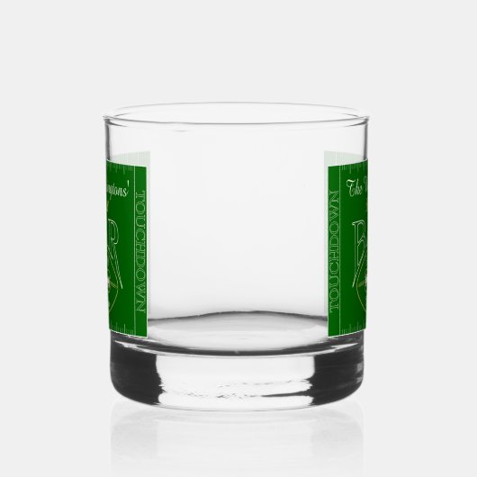 Leuk Amerikaans Football Bar Drinkware Rocks Whisky Glas (Rechts)