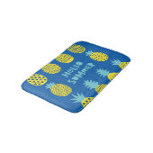 Leuk ananas Kaart ontwerp Badmat (Gekanteld)