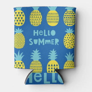 Leuk ananas Kaart ontwerp Blikjeskoeler