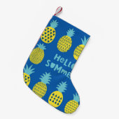 Leuk ananas  Kaart ontwerp Kleine Kerstsok (Voorkant (Hangend))