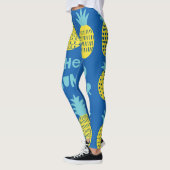 Leuk ananas  Kaart ontwerp Leggings (Links)