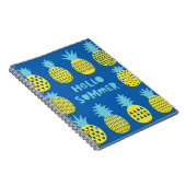 Leuk ananas  Kaart ontwerp Notitieboek (Rechterzijde)