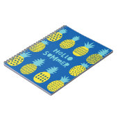 Leuk ananas  Kaart ontwerp Notitieboek (Linkerzijde)