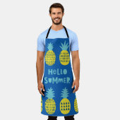 Leuk ananas  Kaart ontwerp Schort (Gedragen)