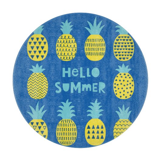 Leuk ananas  Kaart ontwerp Snijplank (Voorkant)