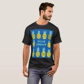 Leuk ananas  Kaart ontwerp T-shirt (Voorkant volledig)