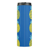 Leuk ananas  Kaart ontwerp Thermosbeker (Achterkant)