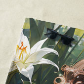 Leuk anime meisje strand handdoek (In situ)