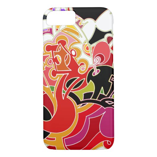 Leuk Art Telefoon Case (Achterkant)