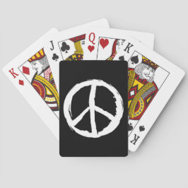 leuk artsy PEACE SIGN | Pokerkaarten