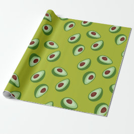 leuk avocado patroon cadeaupapier