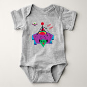 Leuk Baby Alien - Cowboy Romper (Voorkant)