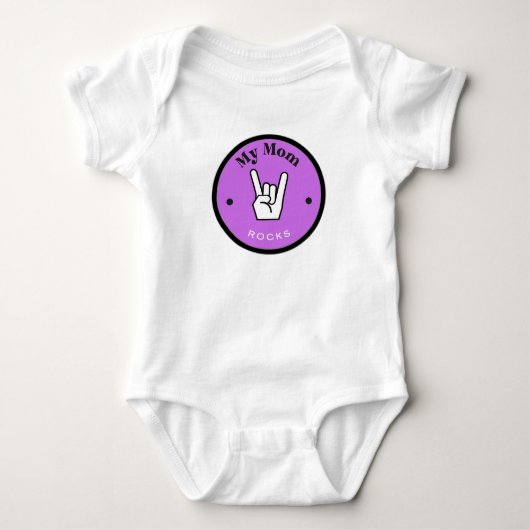 Leuk! Baby Body - Mijn Moeder IS TOP!  Romper (Voorkant)