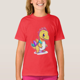 Leuk Baby dinosaurus ontwerp T-shirt