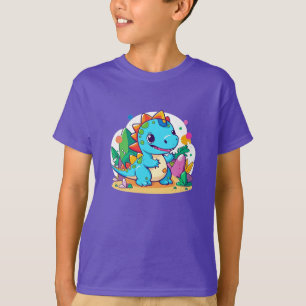 Leuk Baby dinosaurus ontwerp T-shirt