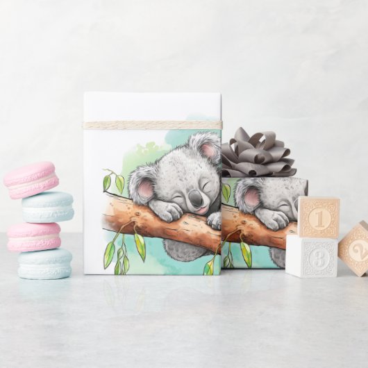 Leuk Baby Koala Baby shower inpakpapier (Baby Shower)