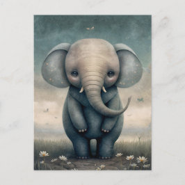 Leuk Baby Olifant Briefkaart